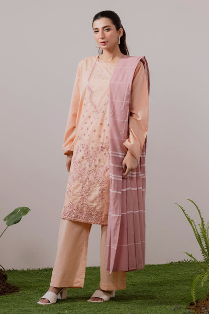 Embroidered Kurta Dupatta Trouser - 1991