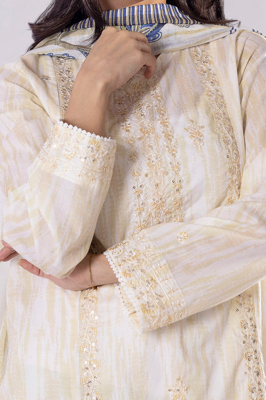 Embroidered Kurta Dupatta Trouser - 2008