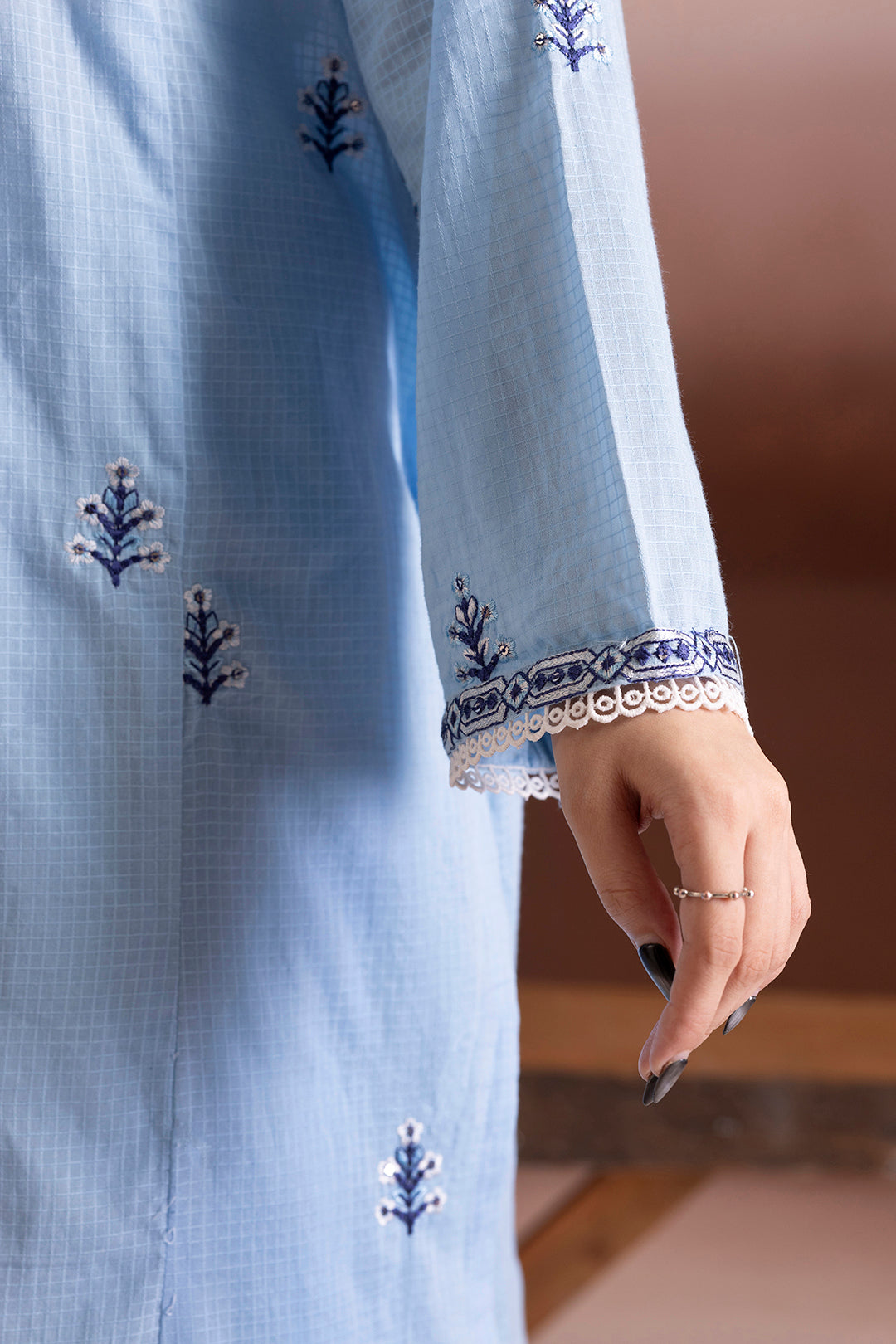 Embroidered Kurta Dupatta Trouser - 2021