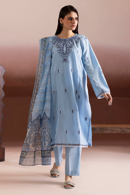 Embroidered Kurta Dupatta Trouser - 2021