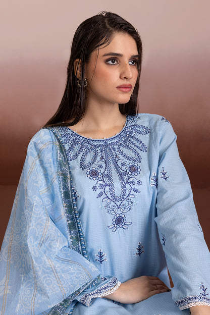 Embroidered Kurta Dupatta Trouser - 2021