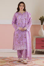 Embroidered Kurta Dupatta Trouser - 2022
