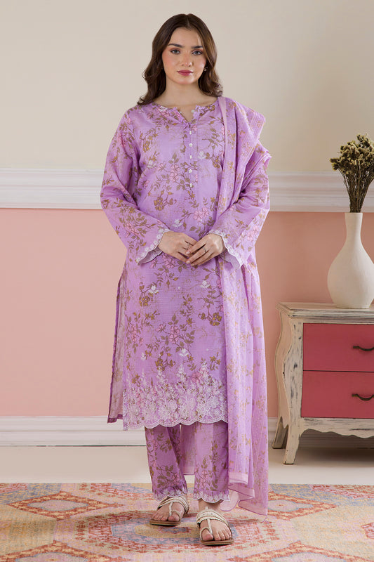 Embroidered Kurta Dupatta Trouser - 2022