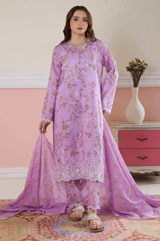Embroidered Kurta Dupatta Trouser - 2022