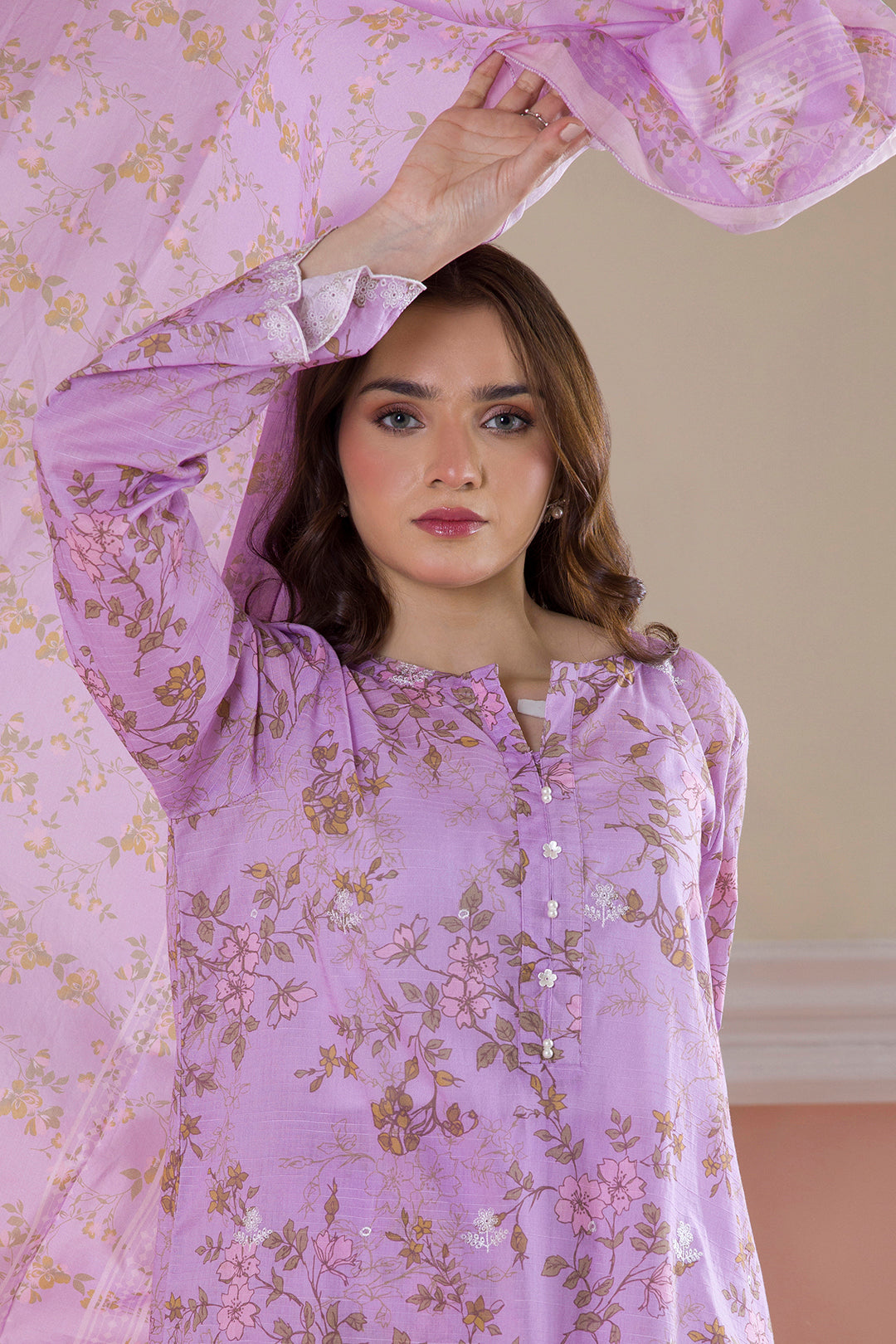 Embroidered Kurta Dupatta Trouser - 2022