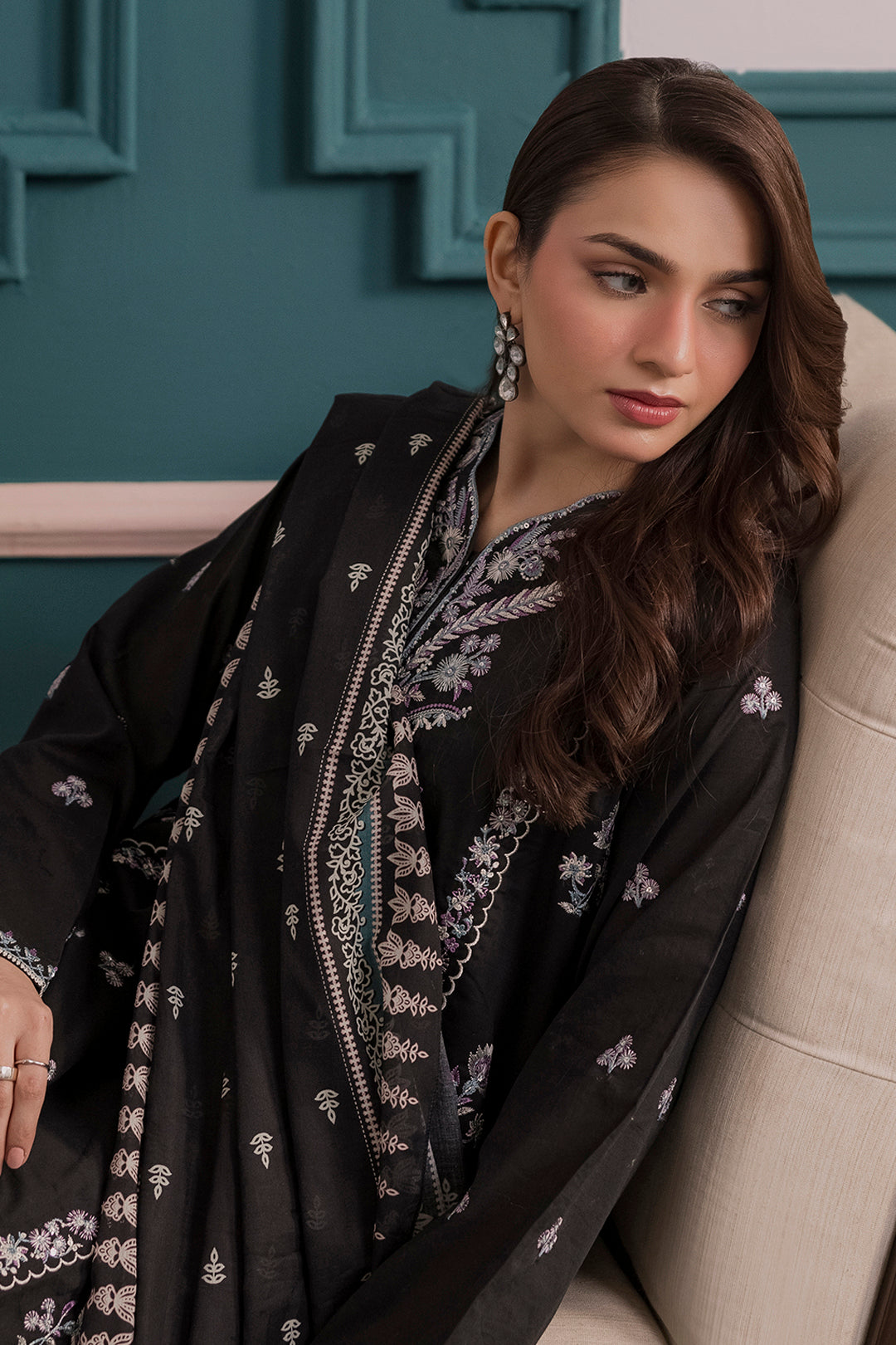 Embroidered Kurta Dupatta Trouser - 2023