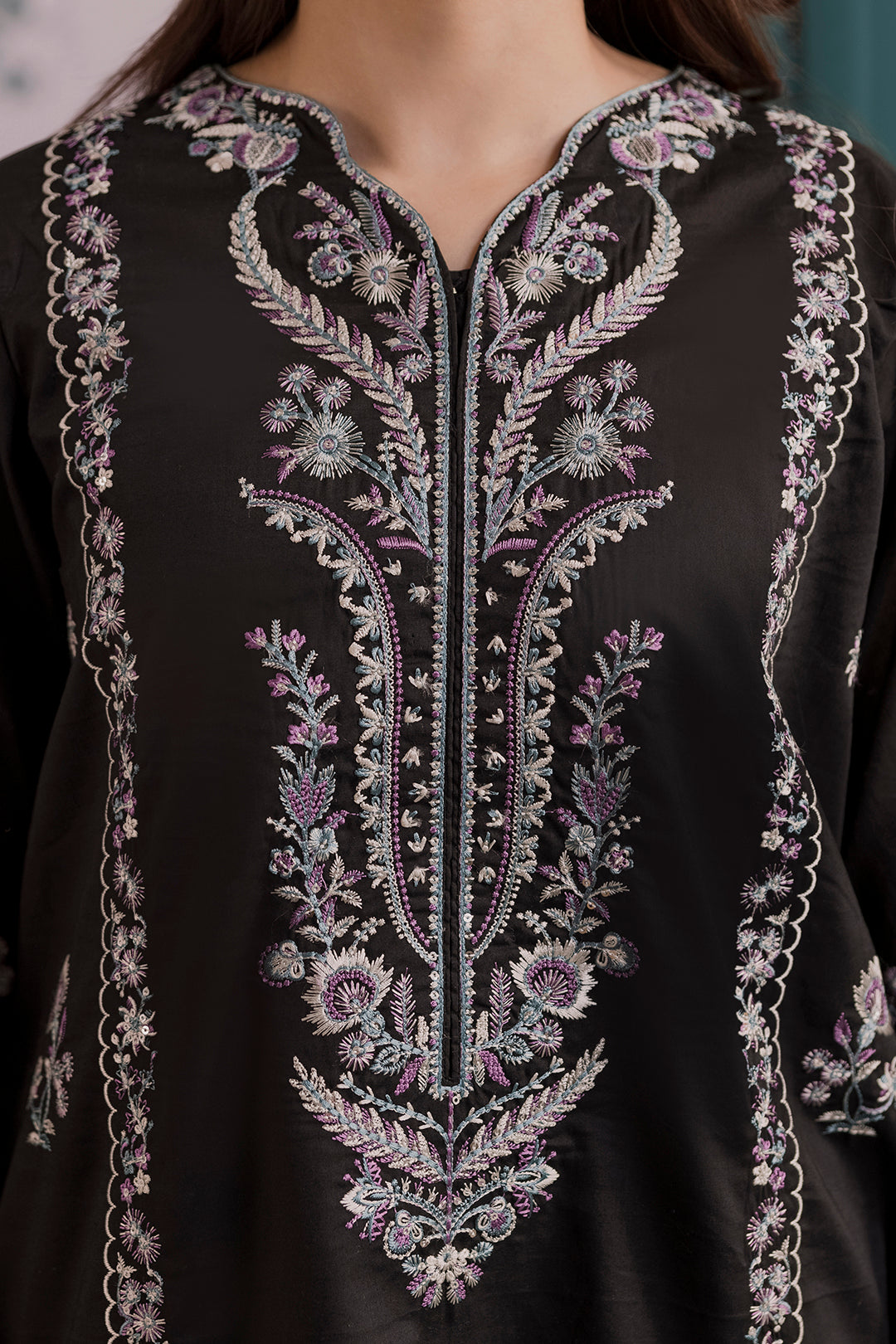 Embroidered Kurta Dupatta Trouser - 2023