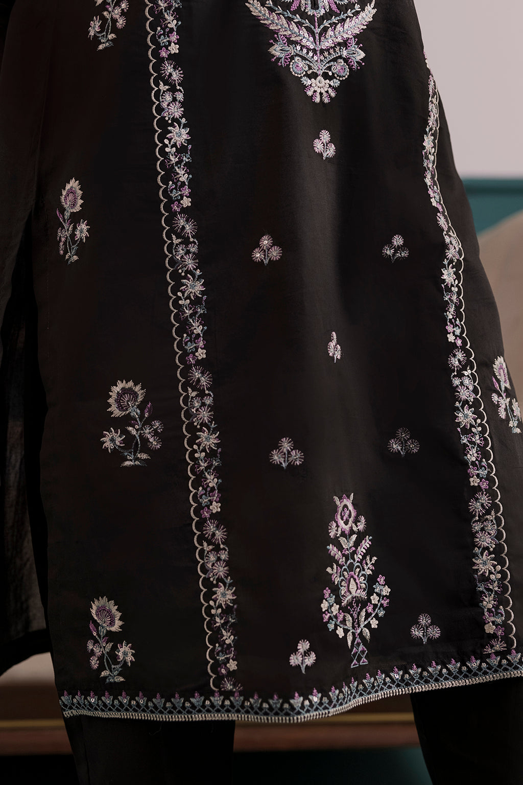 Embroidered Kurta Dupatta Trouser - 2023