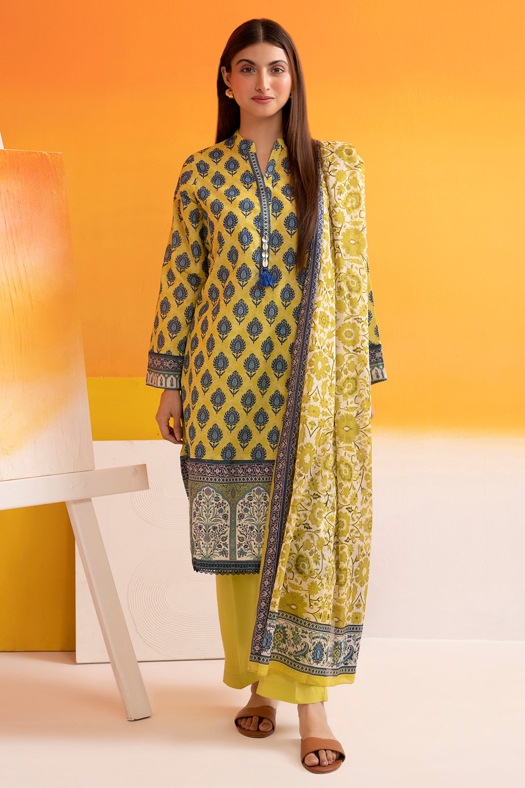 Kurta Dupatta Trouser - 2057