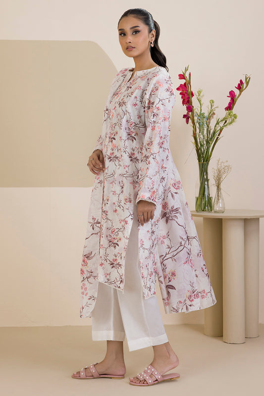 Embroidered Kurta Dupatta Trouser - 2058