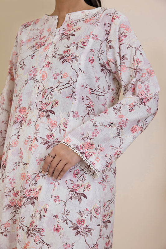 Embroidered Kurta Dupatta Trouser - 2058