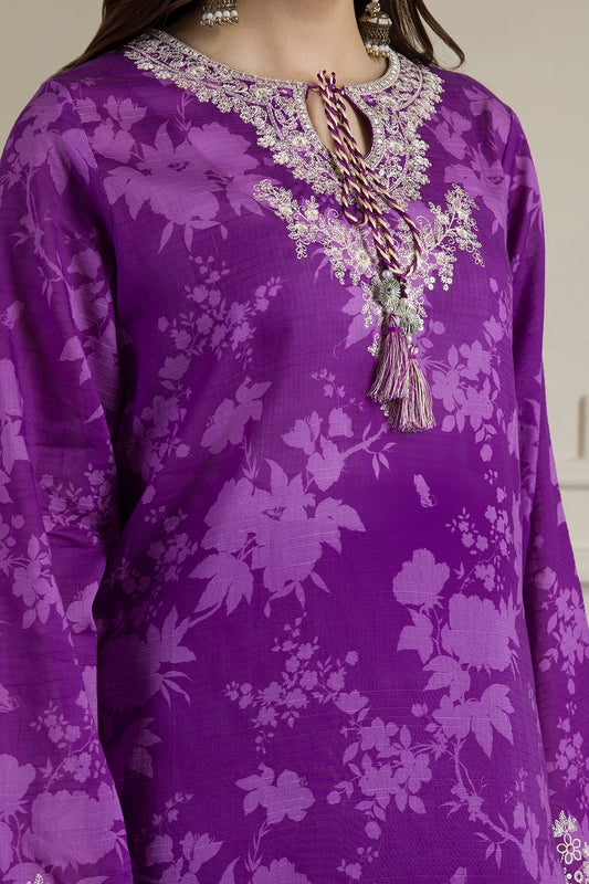 Embroidered Kurta Dupatta Trouser - 2059