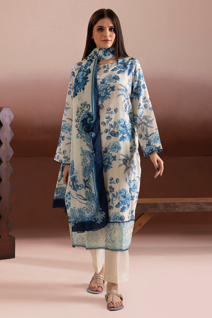 Embroidered Kurta Dupatta Trouser - 2112