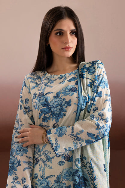 Embroidered Kurta Dupatta Trouser - 2112