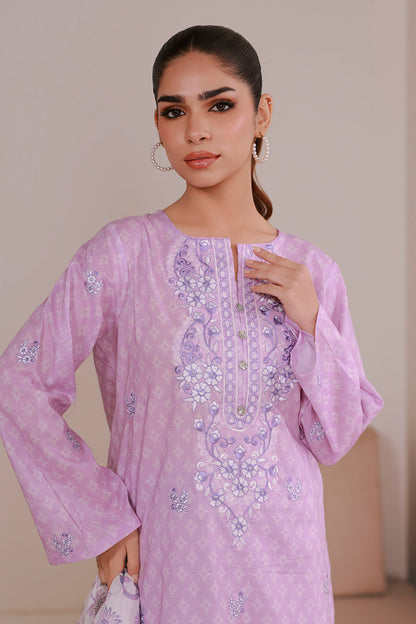 Embroidered Kurta Dupatta Trouser - 2139