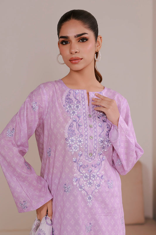 Embroidered Kurta Dupatta Trouser - 2139