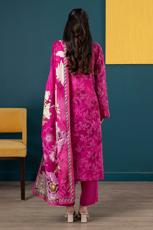 Embroidered Kurta Dupatta Trouser - 2140