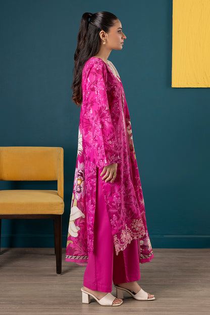 Embroidered Kurta Dupatta Trouser - 2140
