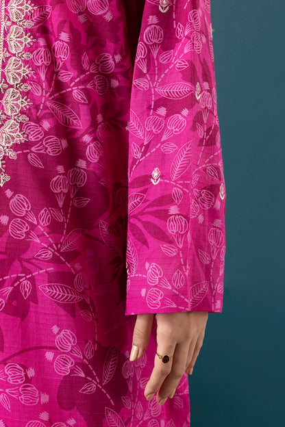 Embroidered Kurta Dupatta Trouser - 2140