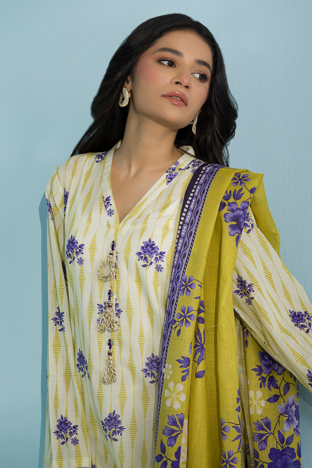 Kurta Dupatta Trouser - 2196