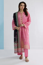 Embroidered Kurta Dupatta Trouser - 2198