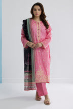 Embroidered Kurta Dupatta Trouser - 2198