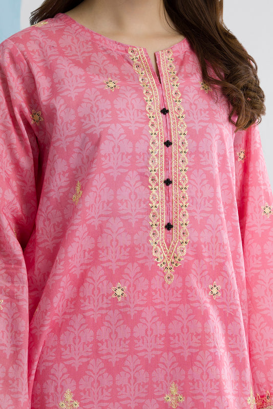 Embroidered Kurta Dupatta Trouser - 2198