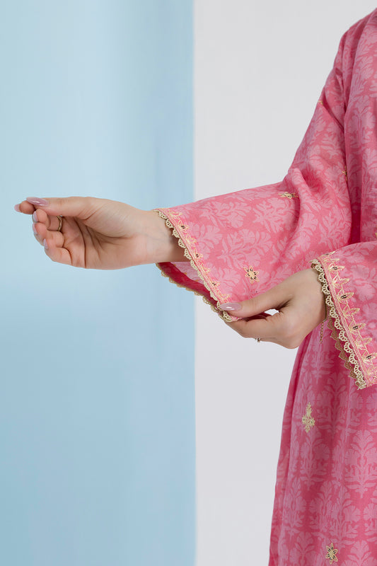 Embroidered Kurta Dupatta Trouser - 2198