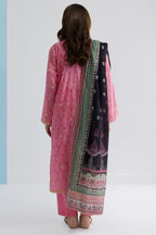 Embroidered Kurta Dupatta Trouser - 2198