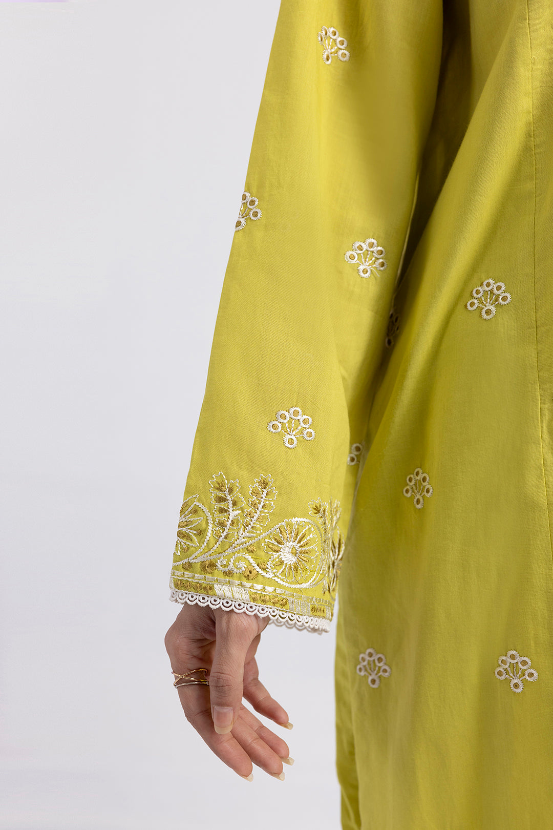 Embroidered Kurta Dupatta Trouser - 2203