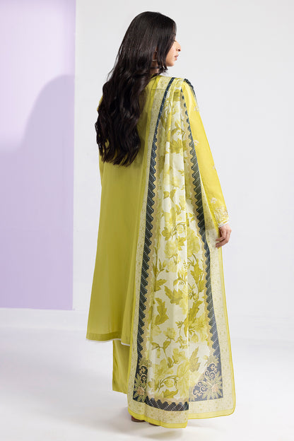 Embroidered Kurta Dupatta Trouser - 2203