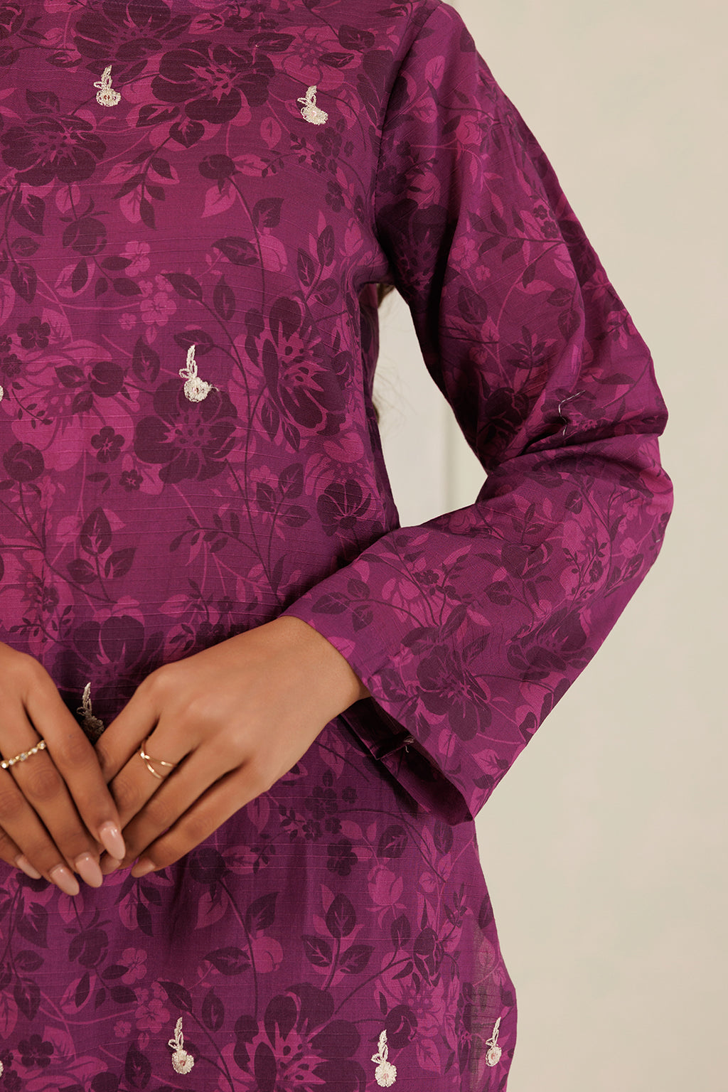 Embroidered Kurta Dupatta Trouser - 2261