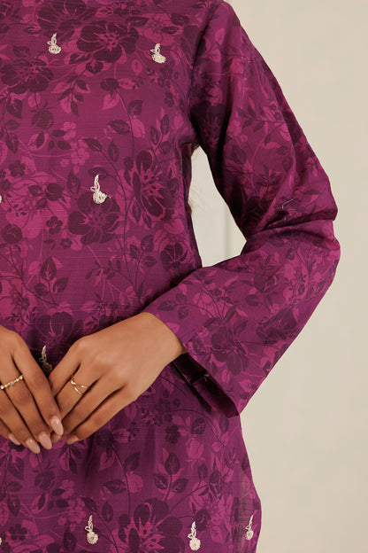 Embroidered Kurta Dupatta Trouser - 2261