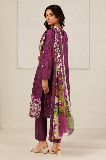 Embroidered Kurta Dupatta Trouser - 2261
