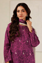 Embroidered Kurta Dupatta Trouser - 2261