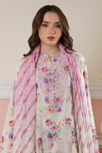 Embroidered Kurta Dupatta Trouser - 2262