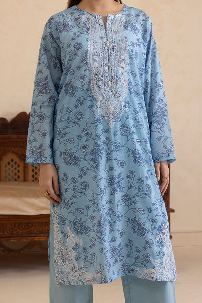 Embroidered Kurta Dupatta Trouser - 2265