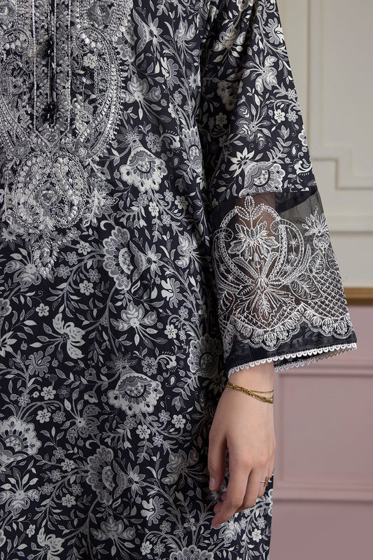 Embroidered Kurta Dupatta Trouser - 2313