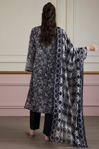 Embroidered Kurta Dupatta Trouser - 2313