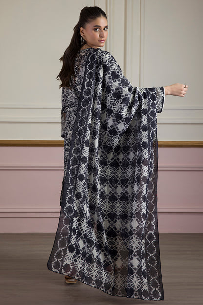 Embroidered Kurta Dupatta Trouser - 2313