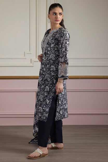 Embroidered Kurta Dupatta Trouser - 2313