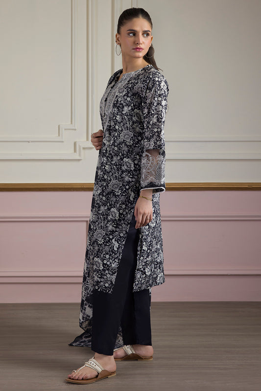 Embroidered Kurta Dupatta Trouser - 2313