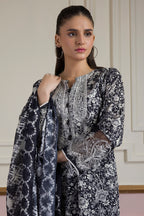 Embroidered Kurta Dupatta Trouser - 2313