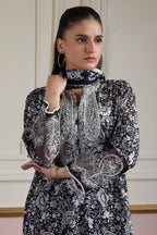 Embroidered Kurta Dupatta Trouser - 2313