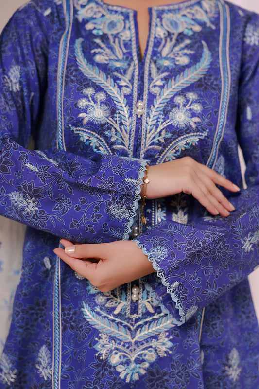 Embroidered Kurta Dupatta Trouser - 2315