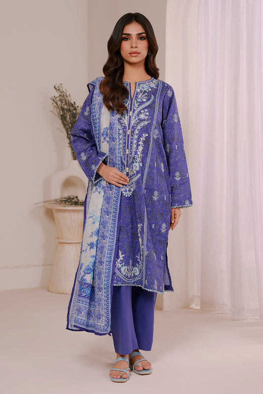 Embroidered Kurta Dupatta Trouser - 2315