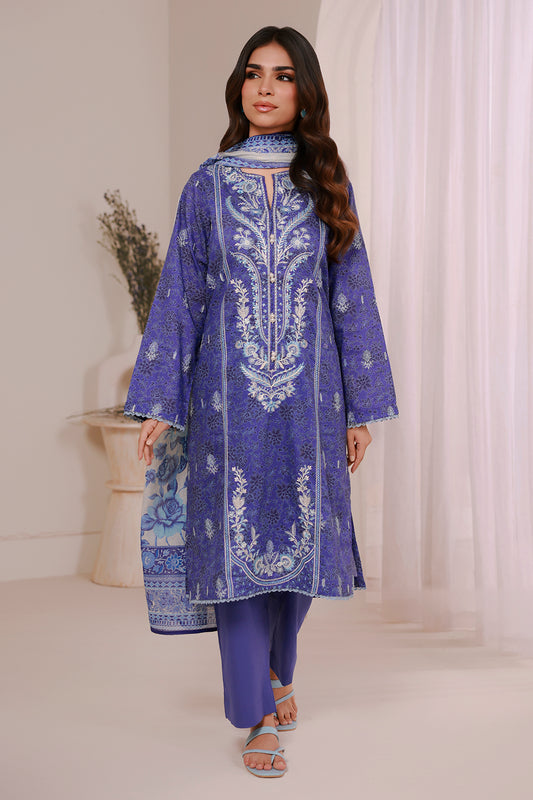 Embroidered Kurta Dupatta Trouser - 2315