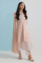 Embroidered Kurta Dupatta Trouser - 2504
