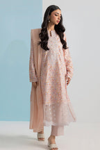 Embroidered Kurta Dupatta Trouser - 2504