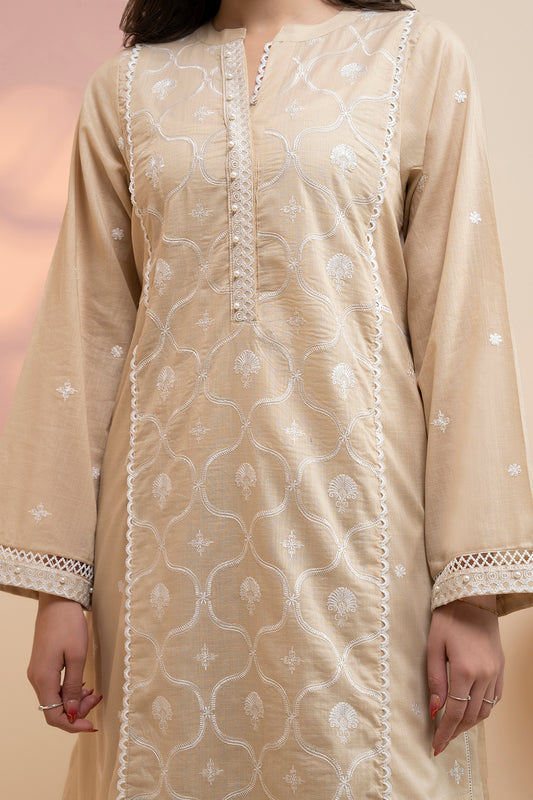 Embroidered Kurta Dupatta Trouser - 2505